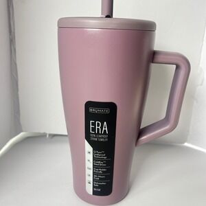 BrüMate Era 30oz Lilac Purple Leakproof Stainless Steel Straw‎ Tumbler Mug